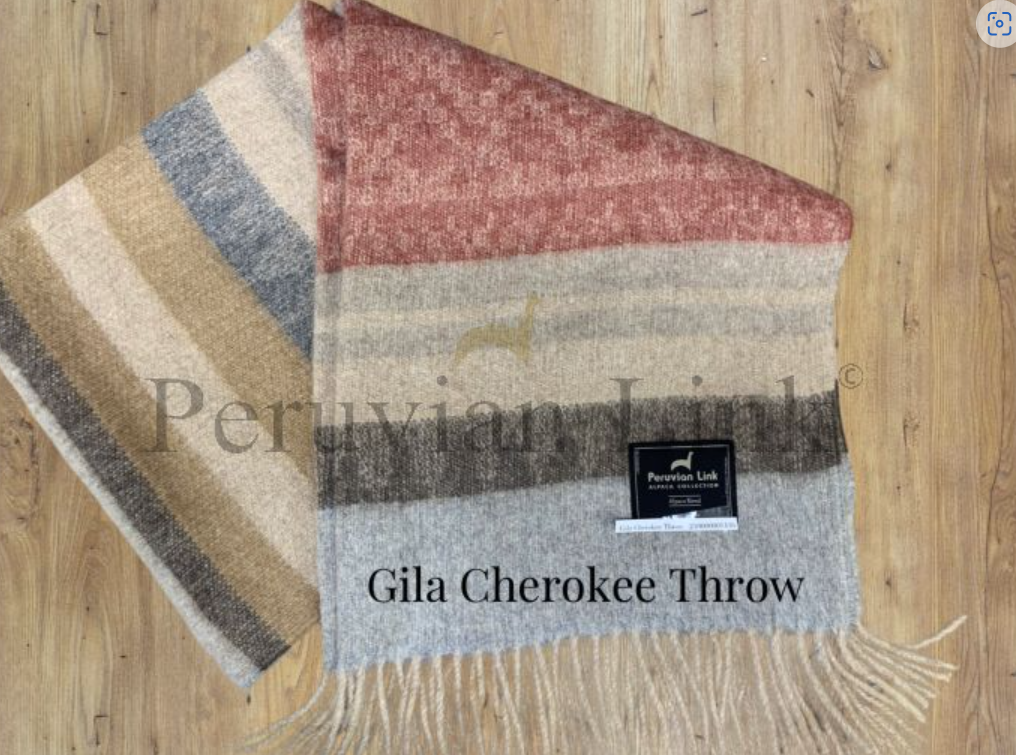 Cherokee Alpaca & Wool Throw Cherokee Alpaca & Wool Throw